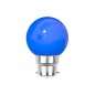 Ampoule LED Bleu B22 Incassable - Guirlandes guinguette - Culot baïonnette