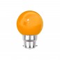 Ampoule Led Orange B22 Incassables - Guirlandes guinguette - Culot baïonnette