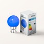 Ampoule Led bleue B22 Incassable - Guirlandes guinguette - Culot baïonnette