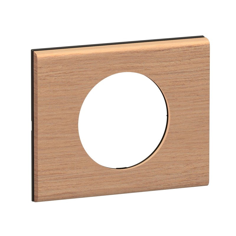 Plaque de finition Céliane 1 poste – Finition Chêne - CP2401