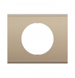 Plaque de finition Céliane 1 poste - Nickel Satiné - CP2101