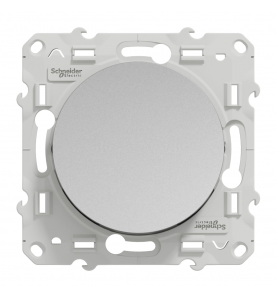 Schneider Electric - Odace - interrupteur va-et-vient - alu- 10A - fixation par vis connexion rapide - S530204