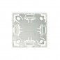 Arnould | Cadre 1 poste blanc 68x68mm - 63916