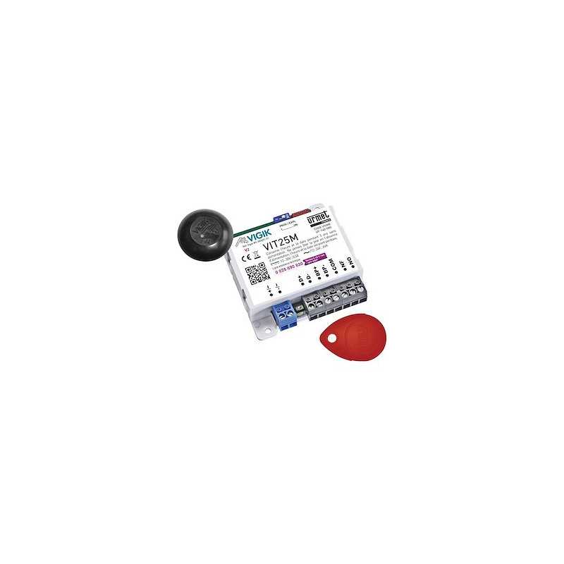 Kit contrôle d'accès pour résidence via micro-centrale autonome VIGIK - URMET VIT25M