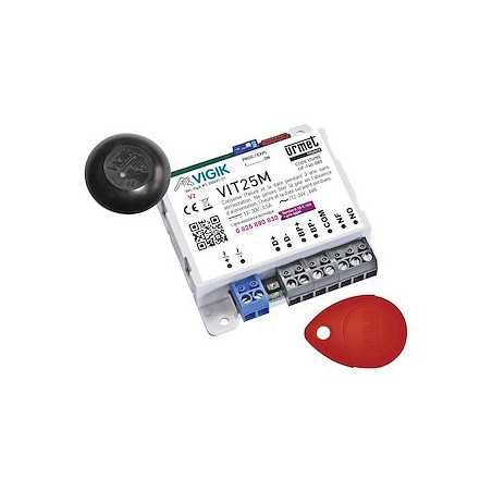 Kit contrôle d'accès pour résidence via micro-centrale autonome VIGIK - URMET VIT25M