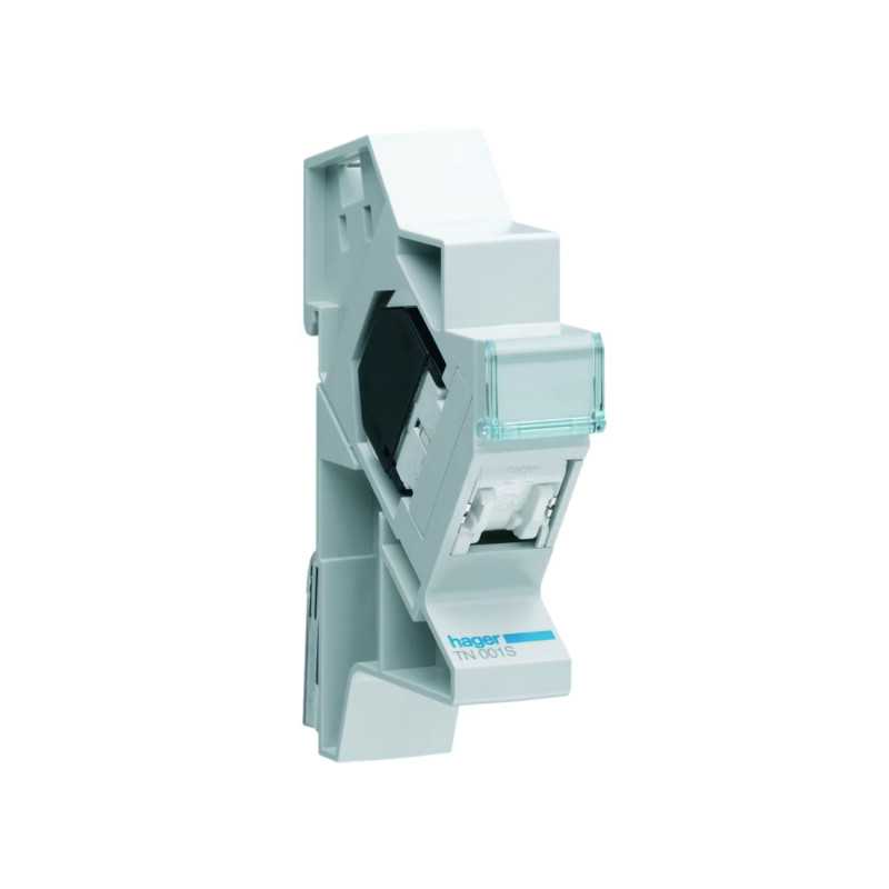 Hager - TN001S - Connecteur RJ45 cat.5e FTP