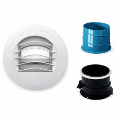 Atlantic | Kit bouche d'extraction WC Auto - 80mm - 15m3/h - 423112