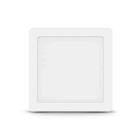 Plafonnier LED 220x220 mm -18W - 3000K blanc chaud - Carré