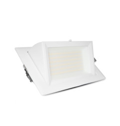 Spot LED Rectangulaire Inclinable avec Alimentation Electronique 30W 4000°K