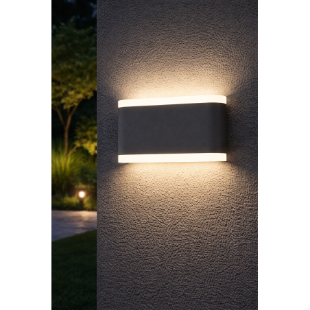 APPLIQUE MURALE LED 10 W 175 mm 3000°K BLANC IP54