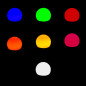 Lot de 12 ampoules Led RGB B22 Incassables - Guirlandes guinguette - Culot baïonnette Lot de 12 ampoules Led RGB B22 Incassables - Guirlandes guinguette - Culot baïonnette