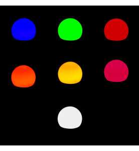 Lot de 12 ampoules RGB Incassables avec culot en fer - Ampoules LED B22 - Rêvenergie