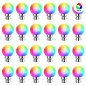 Lot de 24 ampoules B22 RGB Incassables