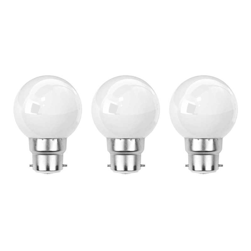 Lot de 3 ampoules Led Blanc B22 Incassables - Guirlandes guinguette - Culot baïonnette