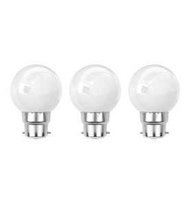 Lot de 3 ampoules Led Blanches B22 Incassables - Guirlandes guinguette - Culot baïonnette