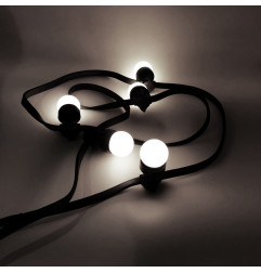 Lot de 3 ampoules Led Blanc B22 Incassables - Guirlandes guinguette - Culot baïonnette