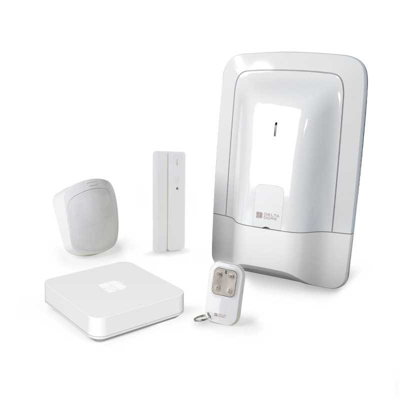 Pack alarme connecté Delta Dore Tyxal+ Access Connect 2 zones sans fil