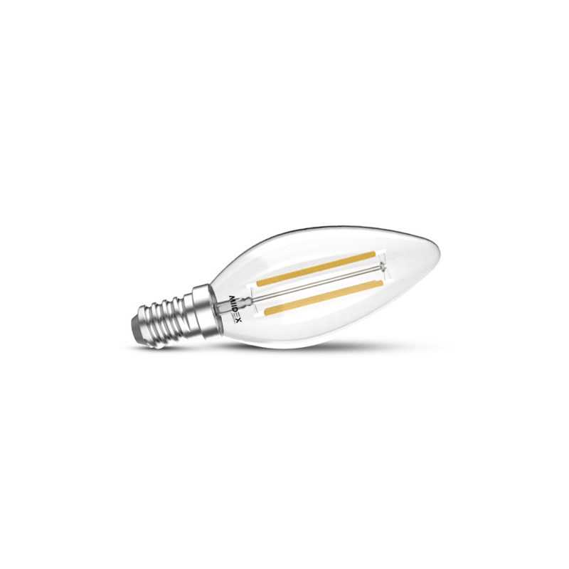 Ampoule LED E14 Filament Flamme 4W 4000K blanc neutre 300°