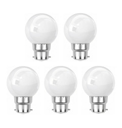 Lot de 5 ampoules blanches B22 Incassables avec culot en fer - Ampoules LED B22 - Rêvenergie