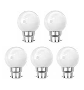 Lot de 5 ampoules blanches B22 Incassables avec culot en fer - Ampoules LED B22 - Rêvenergie