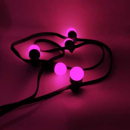 Lot de 3 ampoules LED Roses B22 Incassables - Guirlandes guinguette - Culot baïonnette