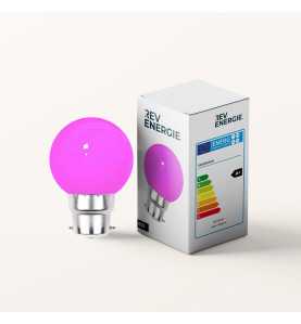 Lot de 6 ampoules LED roses B22 incassables - guirlande guinguette