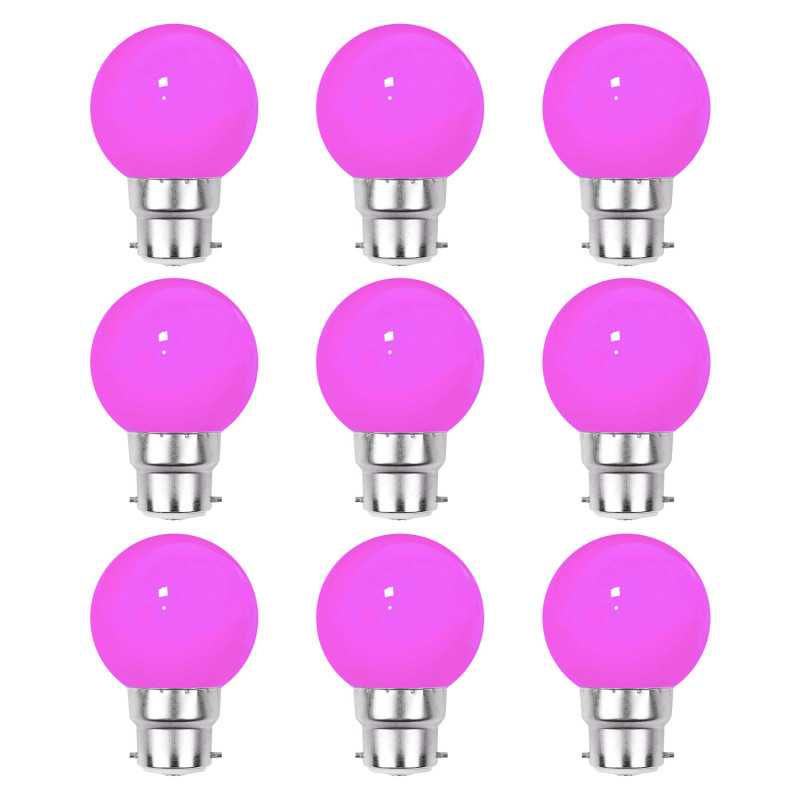 Lot de 9 ampoules LED Roses B22 Incassables - Guirlandes guinguette - Culot baïonnette