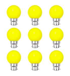 ampoule led b22 jaune1w lot 9 guirlande guinguette 220v