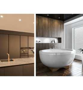 Spot LED encastrable orientable 6W IP65 Europole LED'UP Universal Switch II