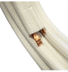 Liaison frigorifique cuivre isolée 1/4 - 3/8 Couronne 20m M1 climatisation Qualité professionnelle
