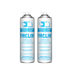 FIRCHIM - Firclim - 2 sprays anti-bactérien, nettoyant, aérosol pour clim - 500ml