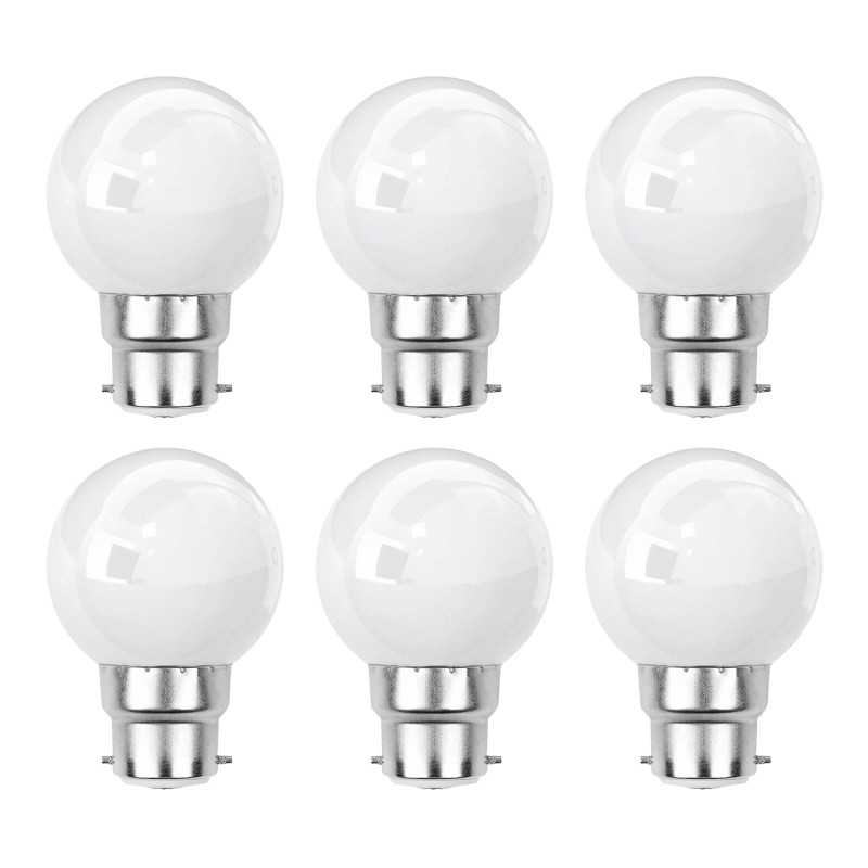 Lot de 6 ampoules Led Blanc B22 Incassables - Guirlandes guinguette - Culot baïonnette Lot de 6 ampoules Led Blanc B22 Incassables - Guirlandes guinguette - Culot baïonnette