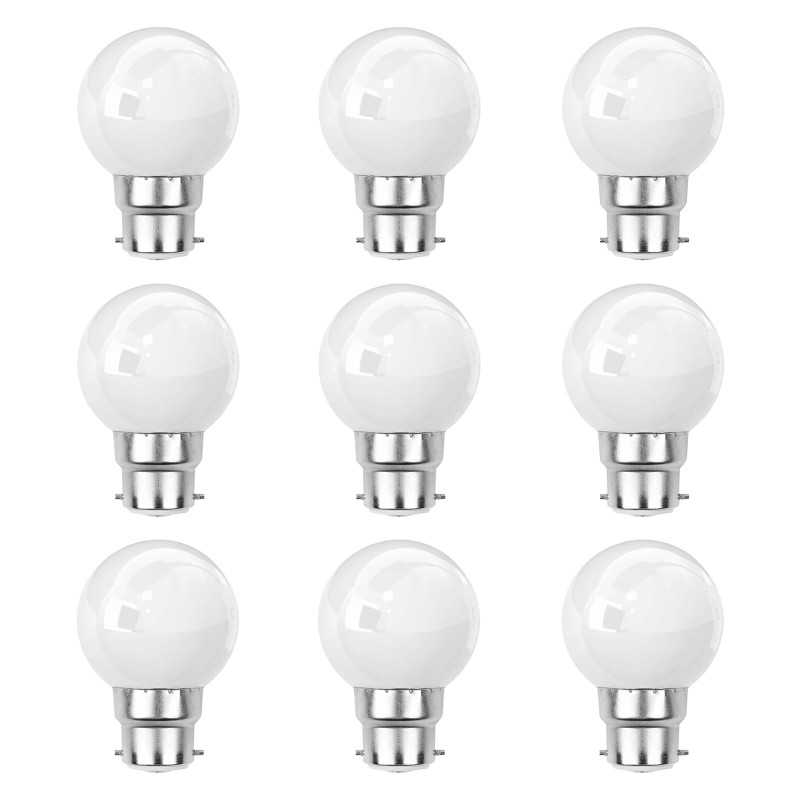 Lot de 9 ampoules Led Blanc B22 Incassables - Guirlandes guinguette - Culot baïonnette Lot de 9 ampoules Led Blanc B22 Incassables - Guirlandes guinguette - Culot baïonnette