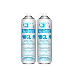 Firclim - 2 Sprays anti-bactérien, Nettoyant, aérosol pour clim