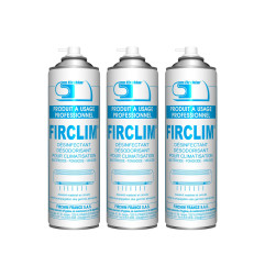 Firclim - 3 Sprays anti-bactérien, Nettoyant, aérosol pour clim