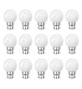 Lot de 15 ampoules Led Blanc B22 Incassables - Guirlandes guinguette - Culot baïonnette