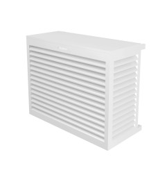 ache clim aluminium blanc M habillage unité extérieure climatisation pompe à chaleur