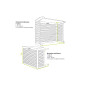 Cache clim extérieur aluminium blanc - Protection et habillage design pour unité de climatisation et pompe à chaleur - Taille M