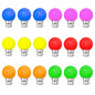 Revenergie - 18 ampoules multicolore Led B22 guirlande guinguette Revenergie - 18 ampoules multicolore Led B22 guirlande guinguette