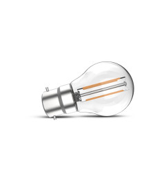 ampoule led b22 g45 filament 4w 2700k blanc chaud décorative
