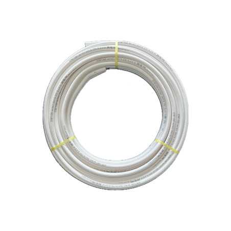 Eid - Couronne cuivre 07mm 1/4-3/8 isolé PE extrudé Bls1d0(M1) blanc 20m - 20TISET1438M1
