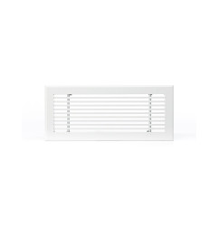 Grille de soufflage linéaire CPRO 400 x 150 mm blanc mat