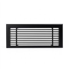 Grille soufflage linéaire 300x150 noire