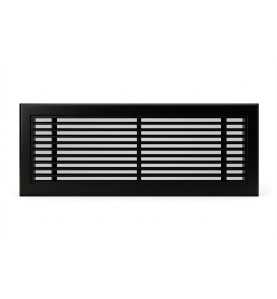 Grille soufflage linéaire 500x150 noire