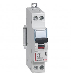 Legrand - 406771 - Disjoncteur DNX3 1P+NG C2 4500A-6KA