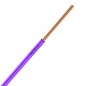 Nexans - 01225012 - Bobine de fil électrique 1,5mm Violet Long 100m [ H07V-U PASSEO 1 ]