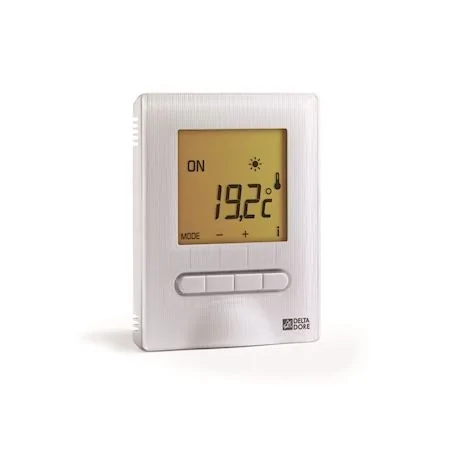 Delta Dore - Minor 12 Thermostat dambiance filaire semi-encastre a associer a Calybox 230