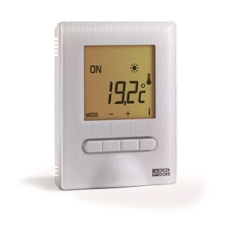 Delta Dore - Minor 12 Thermostat dambiance filaire semi-encastre a associer a Calybox 230