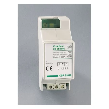 Delta Dore - Coupleur de phase Accessoire pour programmateur CPL sur installation triphasee