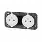 Legrand - 600332 - 2X2P+T PRECABLEES BLANC DOOXIE
